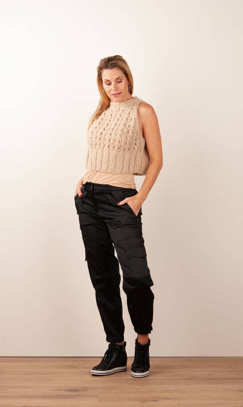Strick Top Beige Bis zu 65% Rabatt