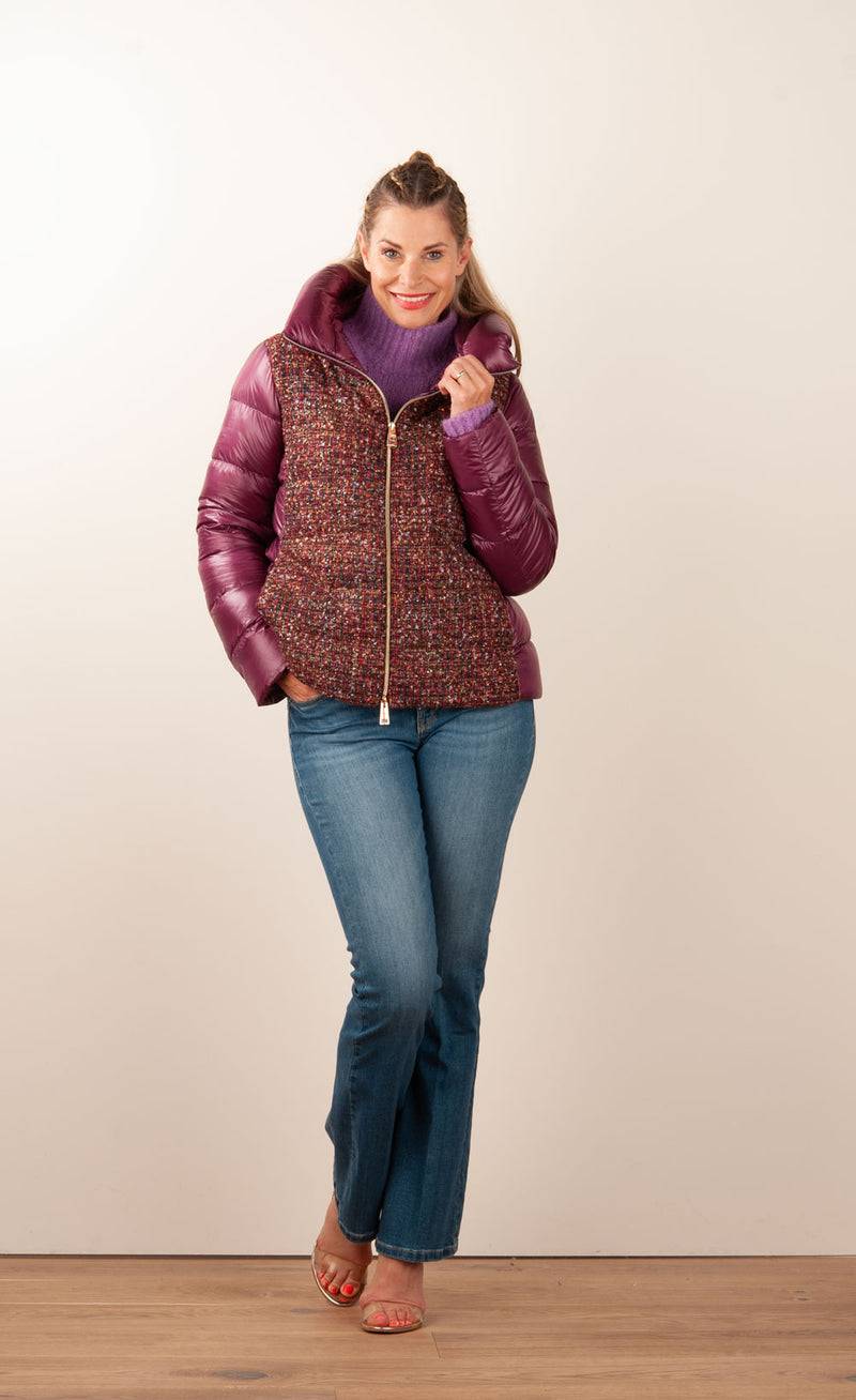 Herno Daunenjacke Beere | Multicolor Nur für heute