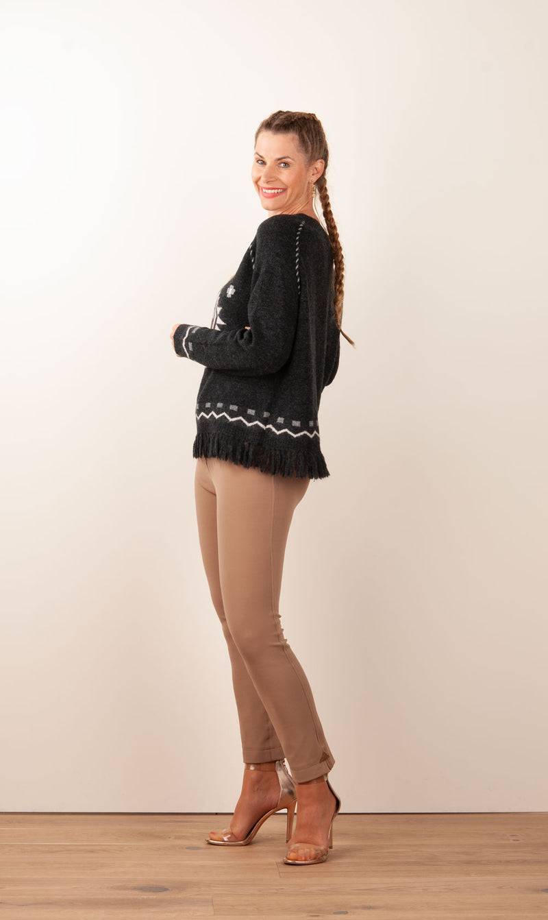 Grace Pullover Schwarz | Offwhite Nur noch ein Tag übrig