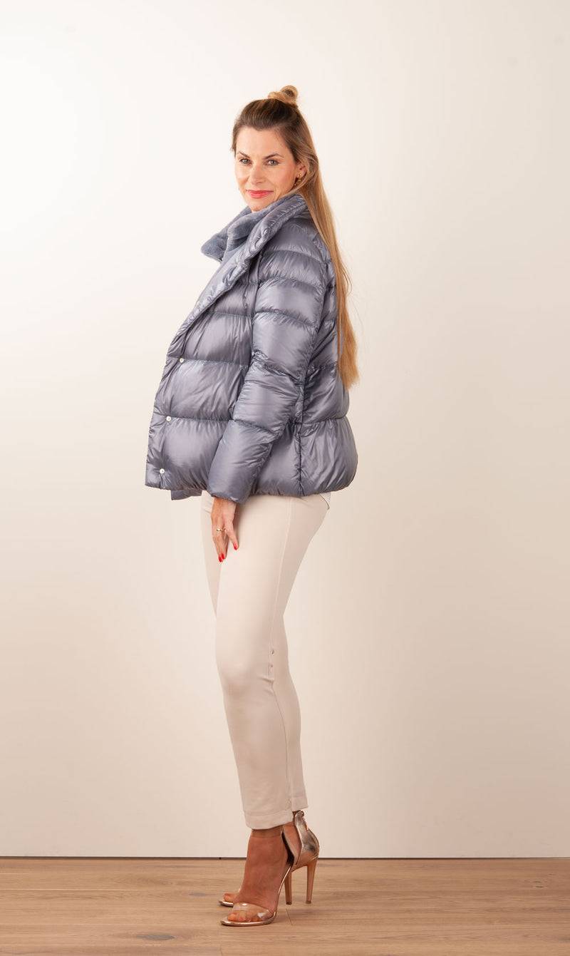 Herno Daunenjacke Lila Super Rabatt