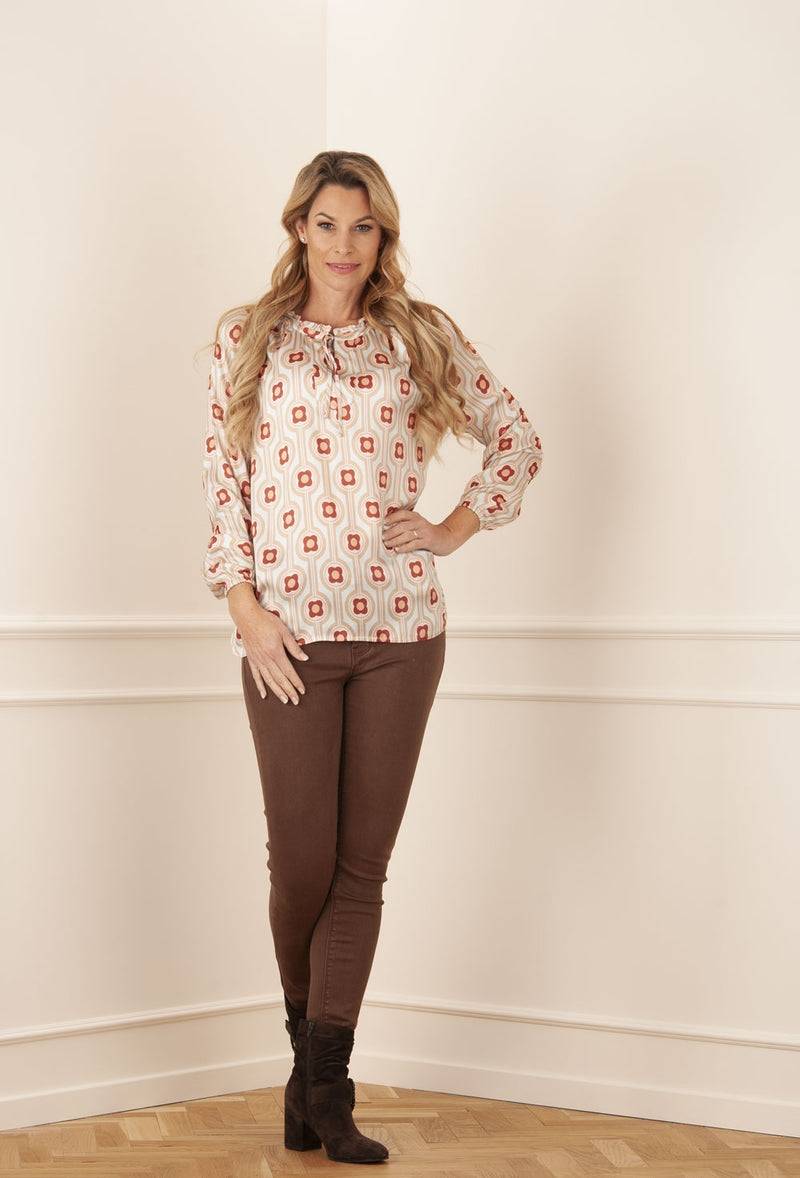 Grace Blusenshirt „Blumen“ Mint | Multicolor Online