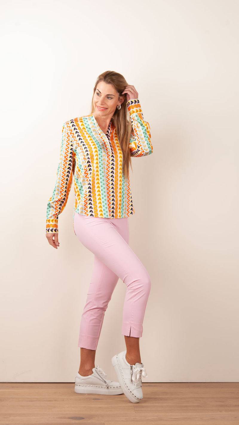 Herzensangelegenheit Seidenbluse Multicolor Fabrikverkauf