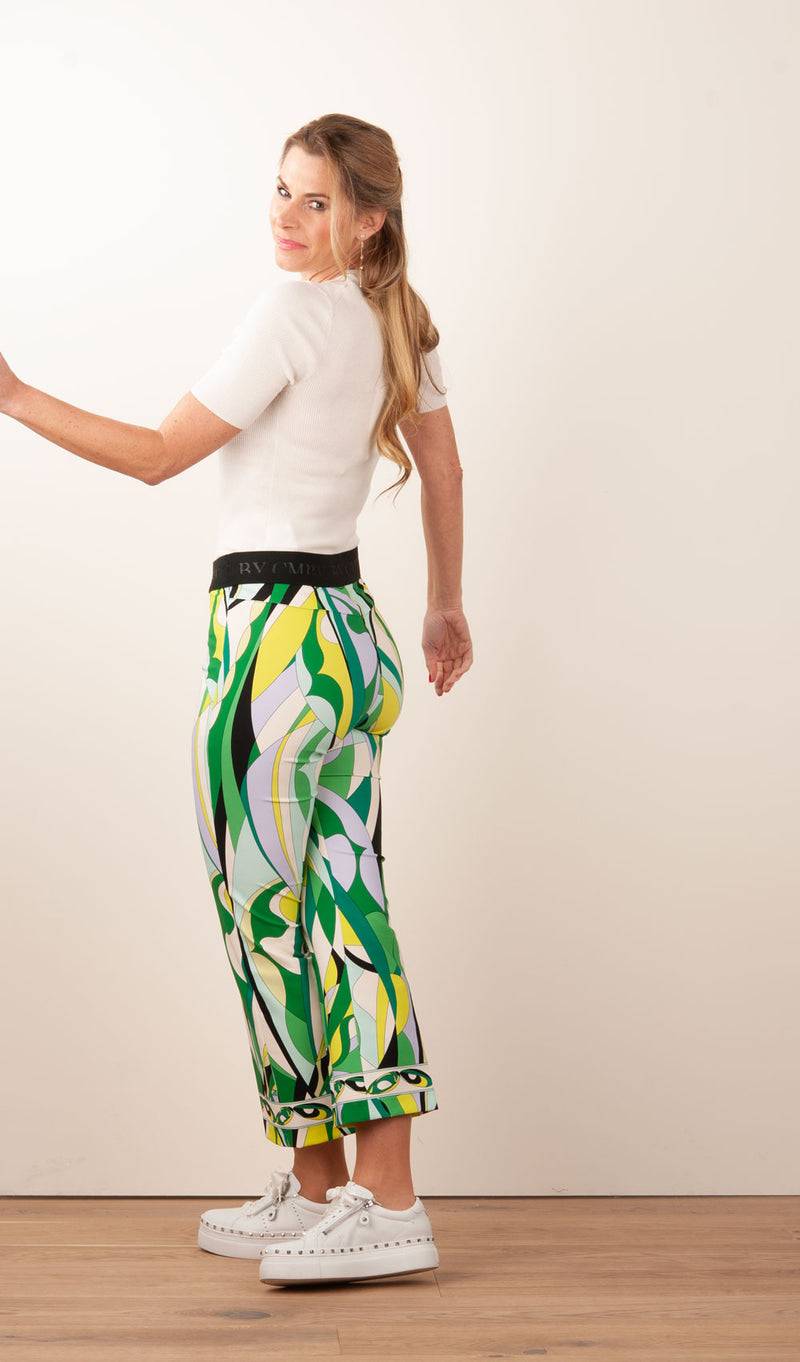 Cambio Hose „Ranee“ Grün | Multicolor Fabrik Onlineshop