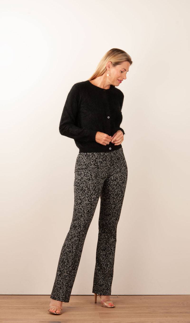 fleur Kaschmir Strickjacke Schwarz Clearance-Verkauf