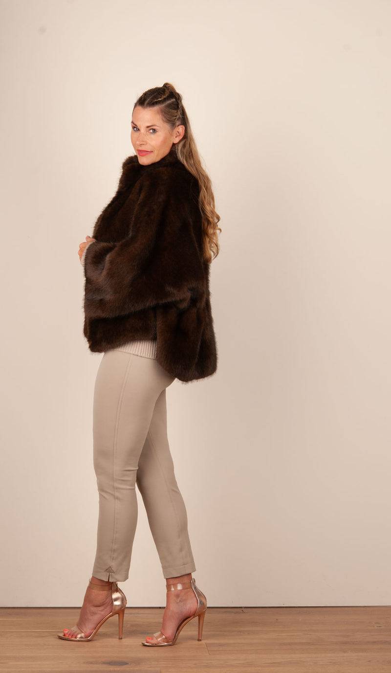 Valentini 1972 Jacke „Fake Fur“ Braun Im Verkauf