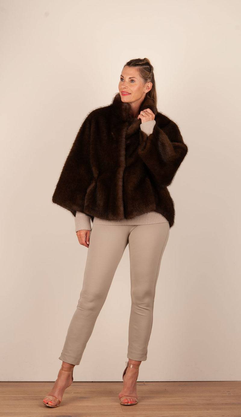 Valentini 1972 Jacke „Fake Fur“ Braun Im Verkauf