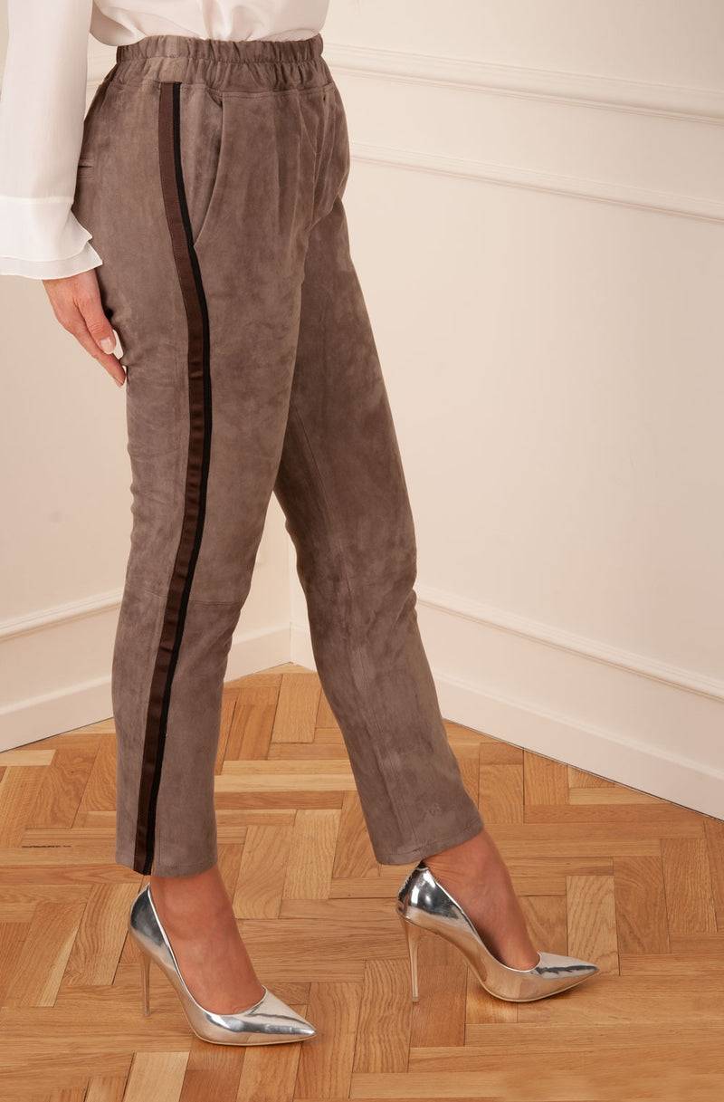 Zinga Lederhose „Noah“ Taupe Fabrikpreis