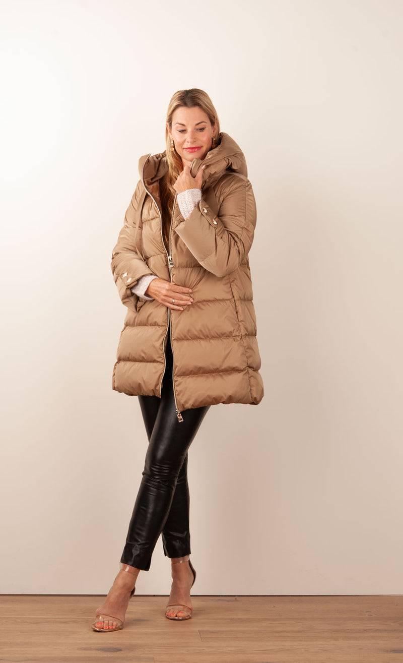 Herno Daunenmantel Beige Exklusivangebot