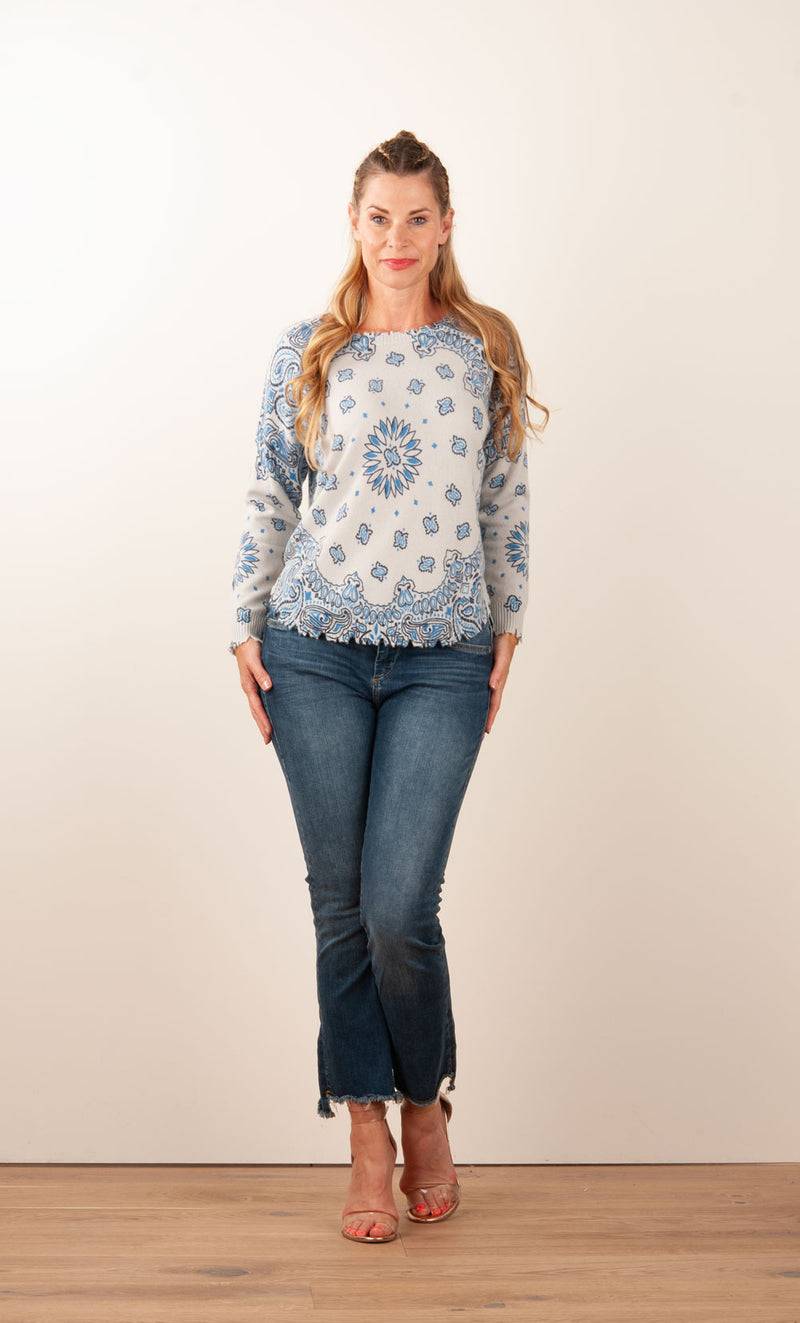 Kujten Kaschmir Pullover Blau | Hellblau JETZT KAUFEN