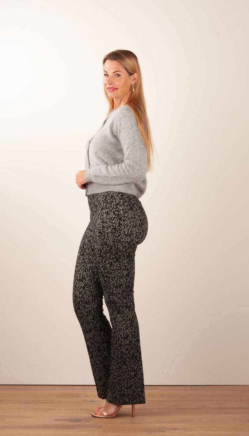 Cambio Hose „Flower“ Schwarz | Weiß Bis zu 65% Rabatt