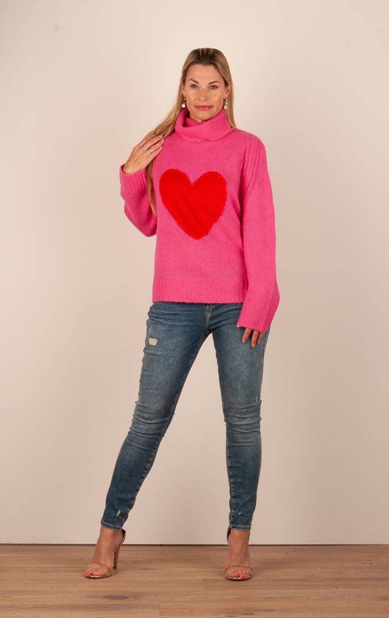 Grace Pullover Pink | Rot Vierteljährliche Förderung