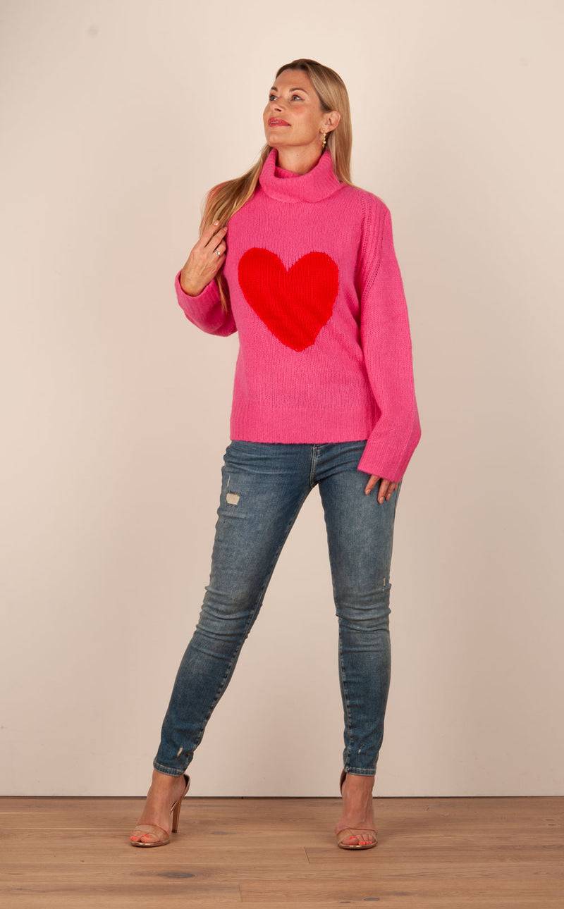 Grace Pullover Pink | Rot Vierteljährliche Förderung