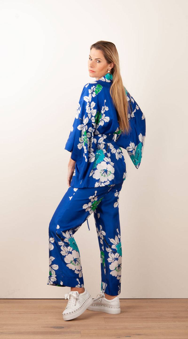 Hose „Shine“ Blau | Multicolor im Angebot