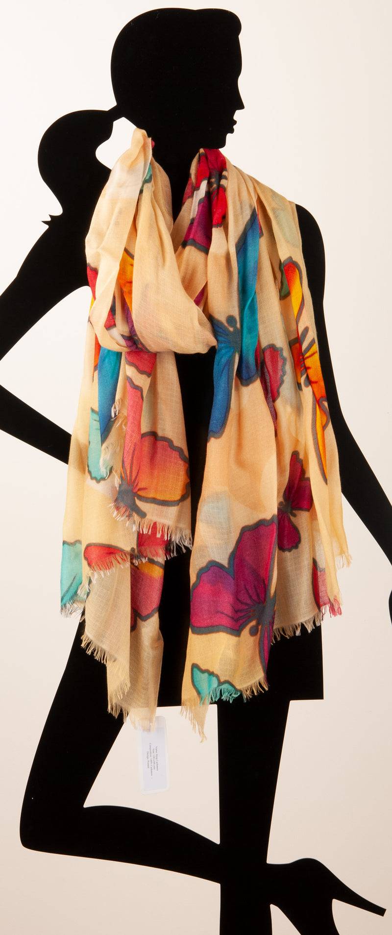 Blossom & Co. Kaschmir Schal Gelb | Multicolor Begrenztes Angebot