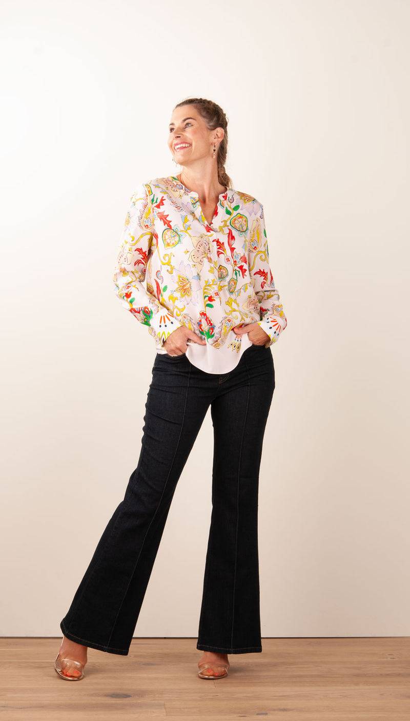 Herzensangelegenheit Bluse Puder | Multicolor Weihnachtsangebot