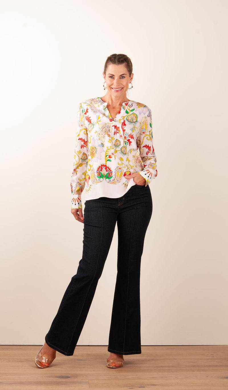 Herzensangelegenheit Bluse Puder | Multicolor Weihnachtsangebot