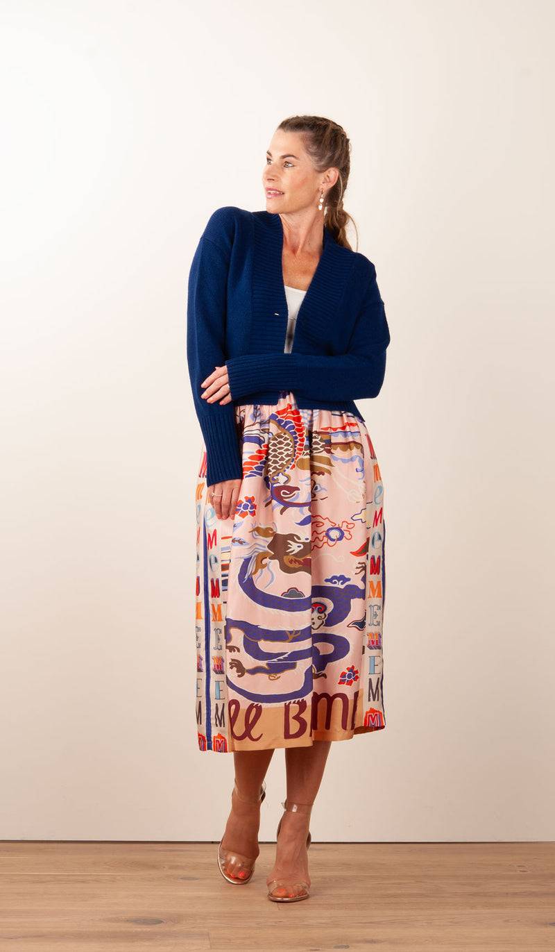 Herzensangelegenheit Strickjacke Blau Osterangebot