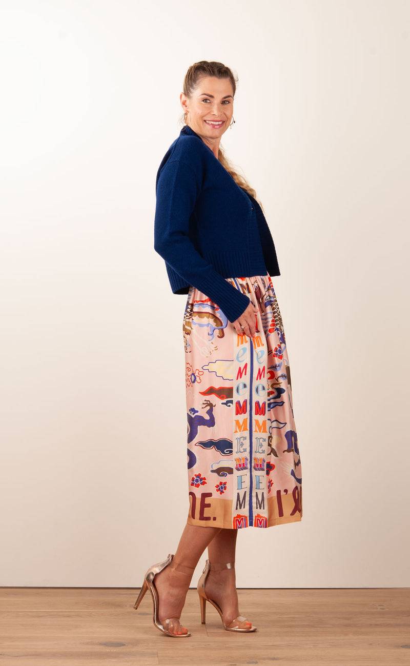 Herzensangelegenheit Strickjacke Blau Osterangebot