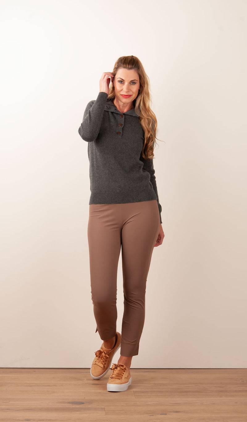 Blossom & Co. Kaschmir Pullover Anthrazit Sonderangebote