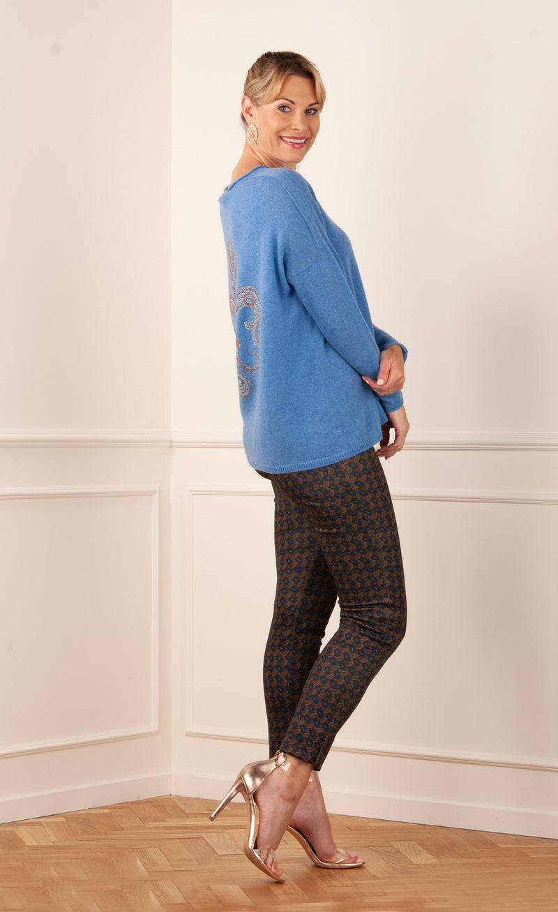 Seductive Hose „Sabrina“ Blau | Oliv | Multicolor zollfrei