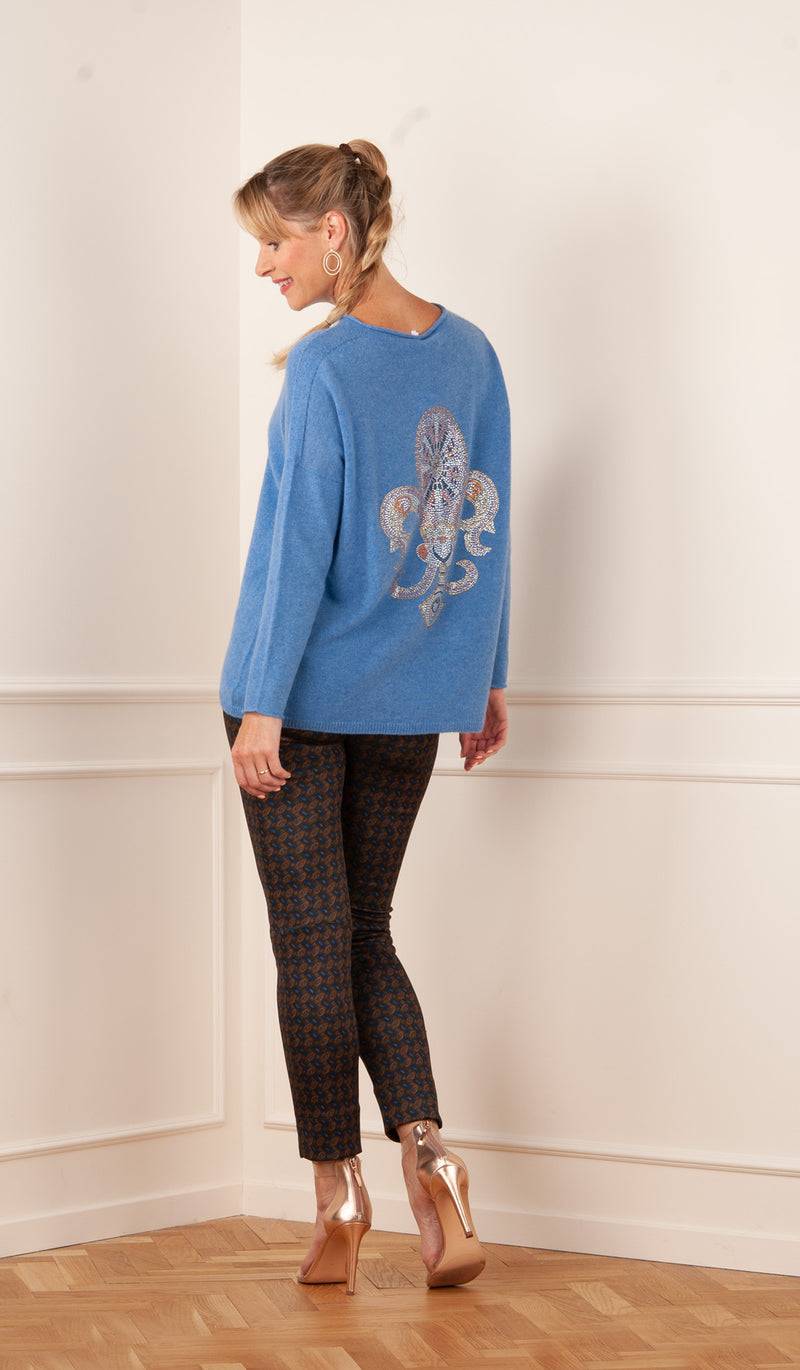 Seductive Hose „Sabrina“ Blau | Oliv | Multicolor zollfrei