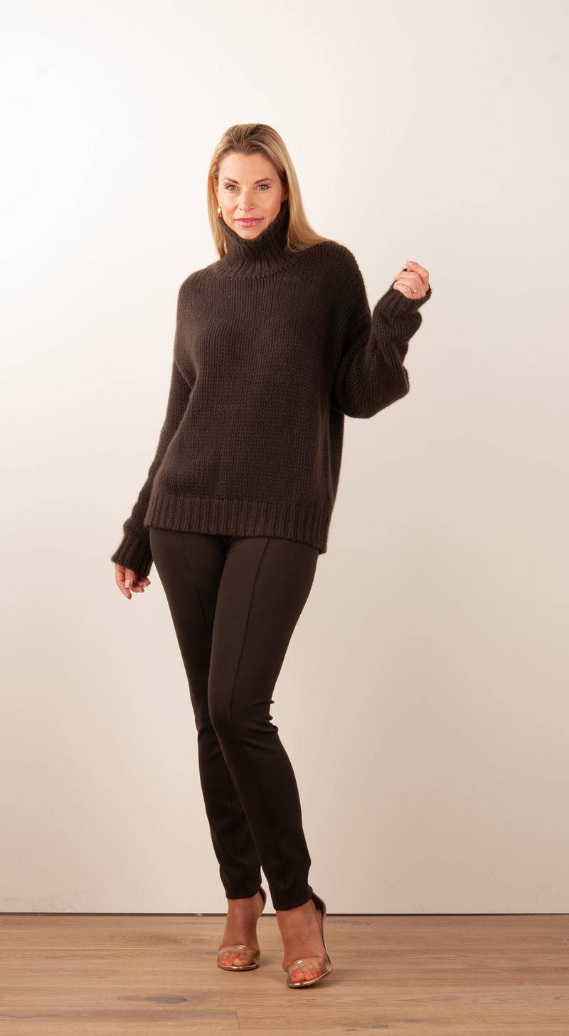 Seductive Hose „Eveline“ Dunkelbraun Sonderangebot