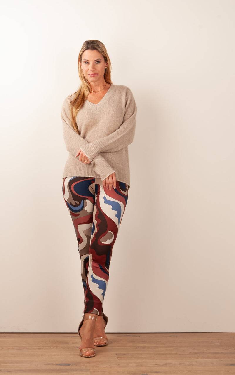 Seductive Hose „Sabrina“ Blau | Braun | Beige Online Shopping