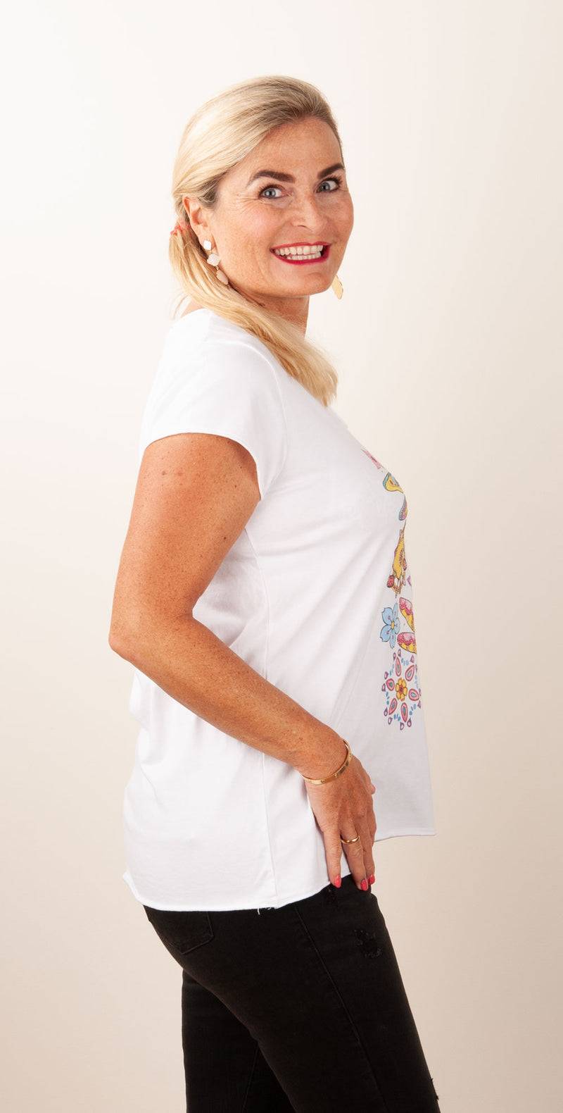 Candy T-Shirt „Libellen“ Weiß Bis zu 50% Rabatt