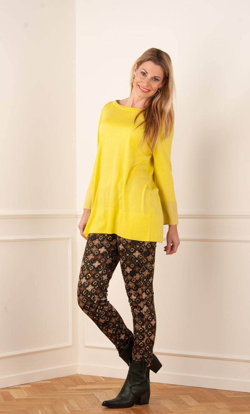 Seductive Hose „Sabrina“ Braun | Gelb 50% Rabatt mit kostenlosem Versand