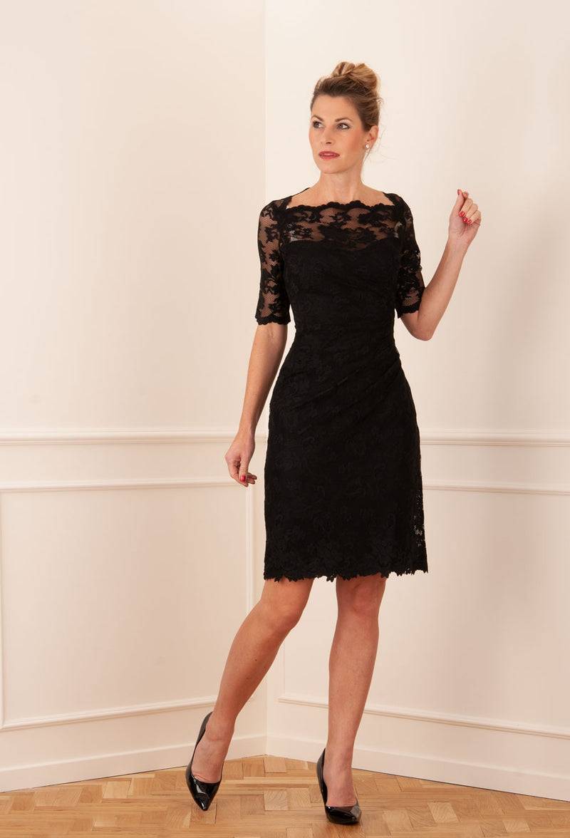Olvi´s Spitzenkleid Schwarz Auslauf