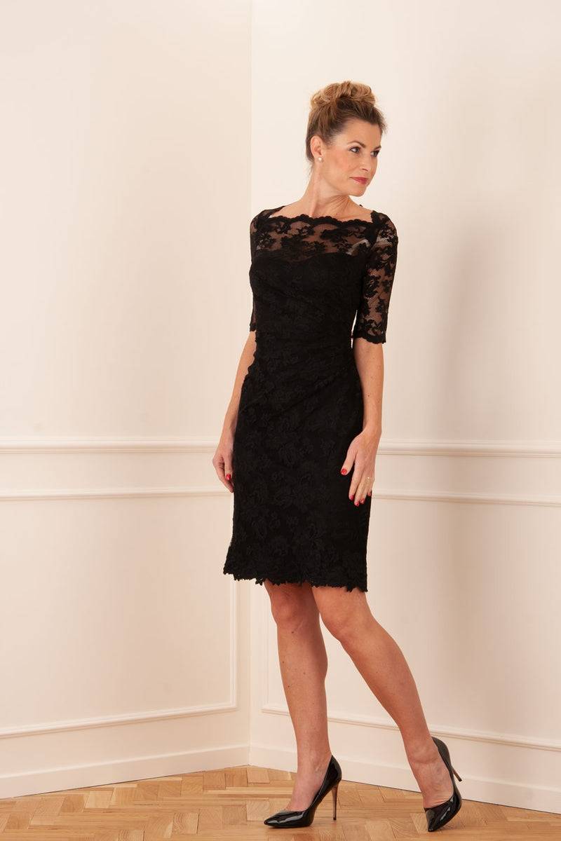 Olvi´s Spitzenkleid Schwarz Auslauf