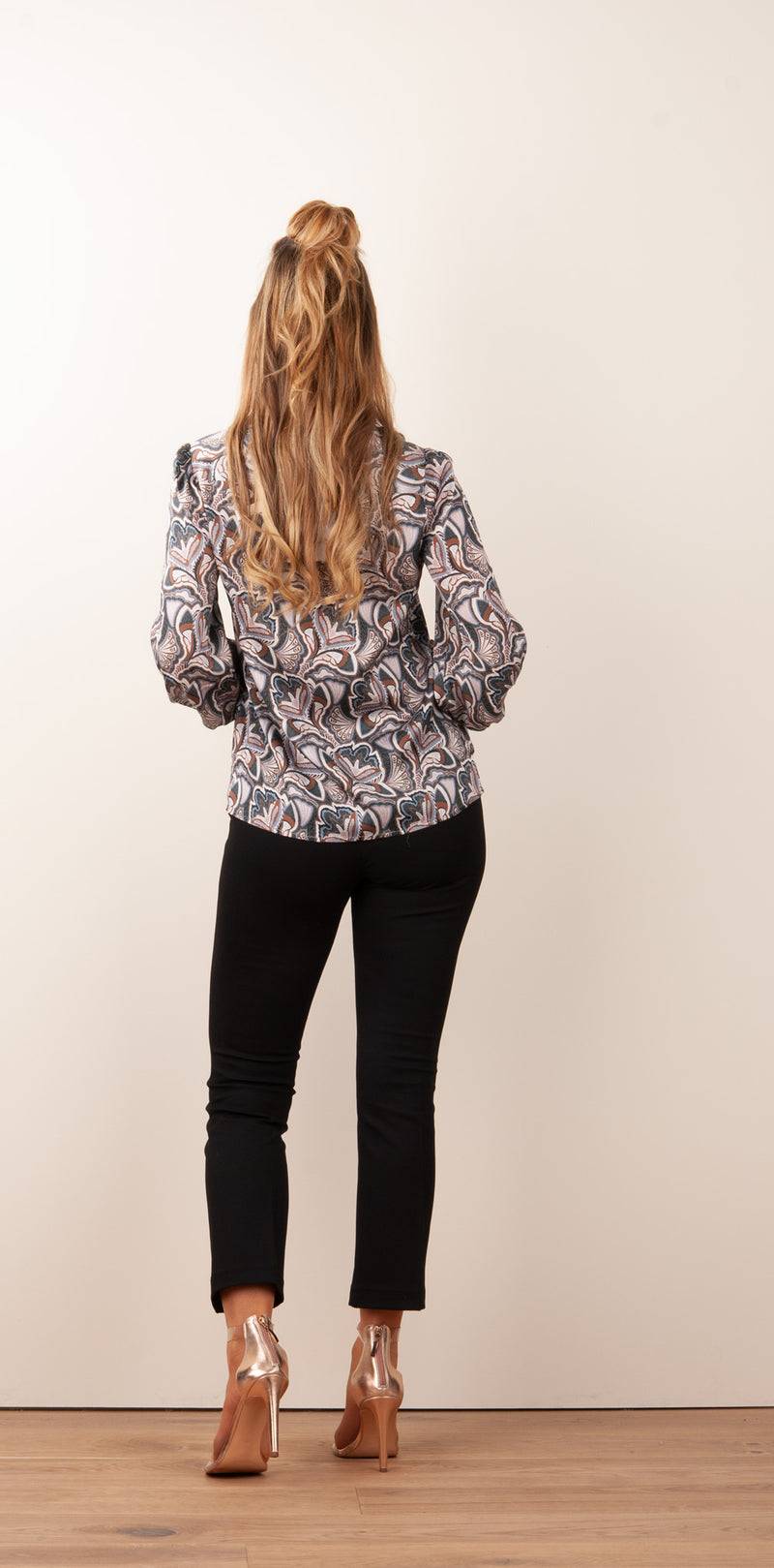 Dea Kudibal Schlupfbluse „Stacy“ Dunkelblau | Multicolor Limitierter Zeitrabatt