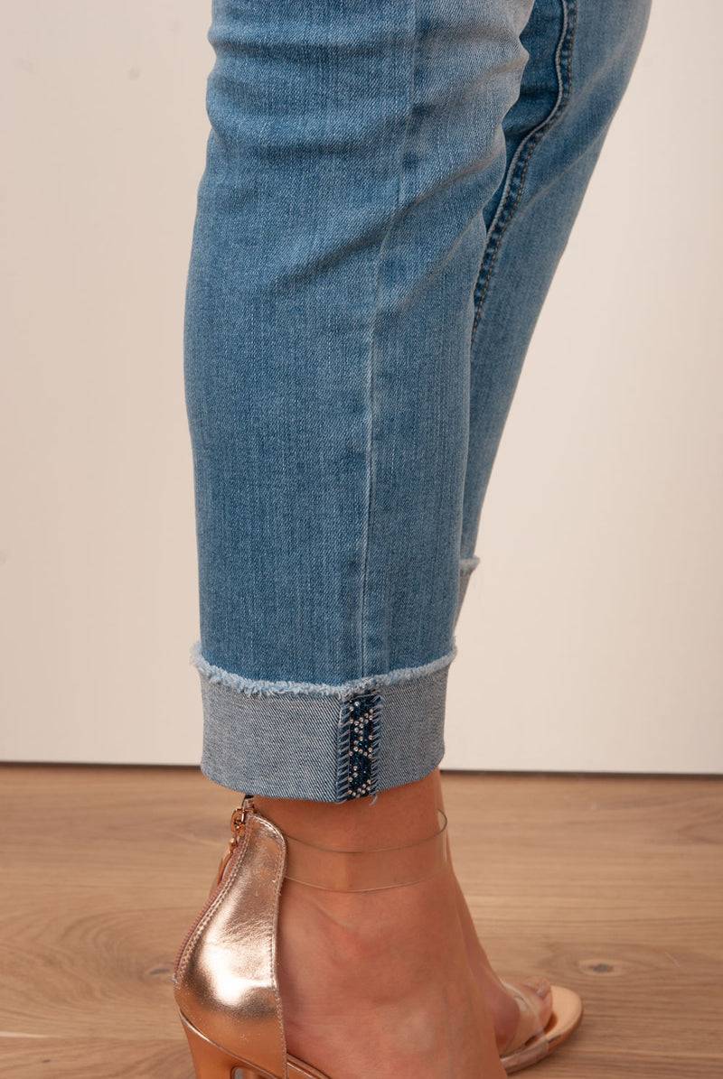 Cambio Jeans „Pina“ Blau Online Shopping