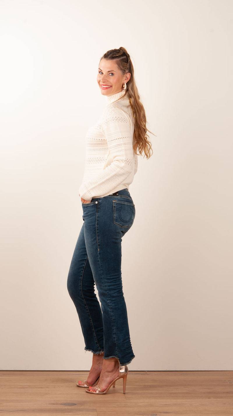 Luisa Spagnoli Pullover Creme Neueste Stile