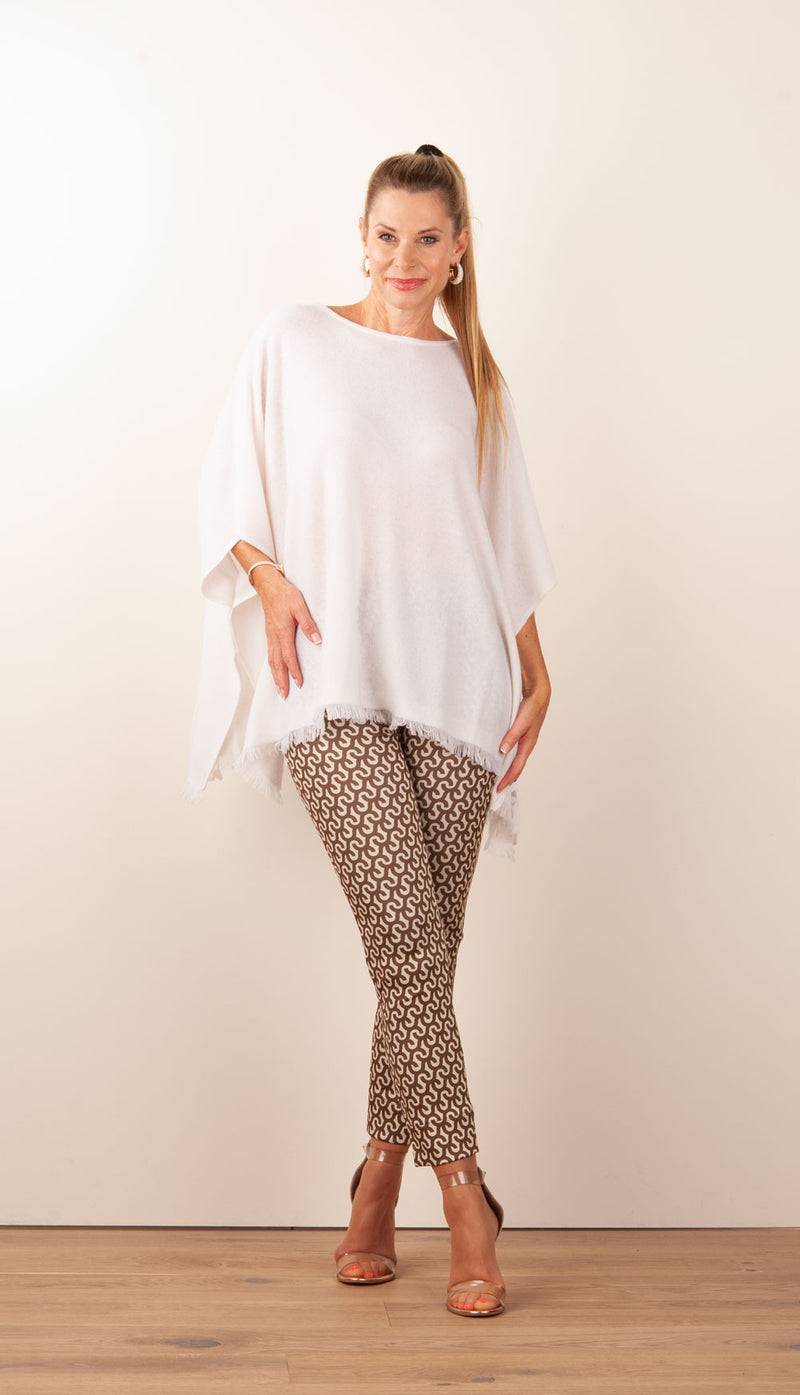 fleur Kaschmir Pullover Weiß zollfrei