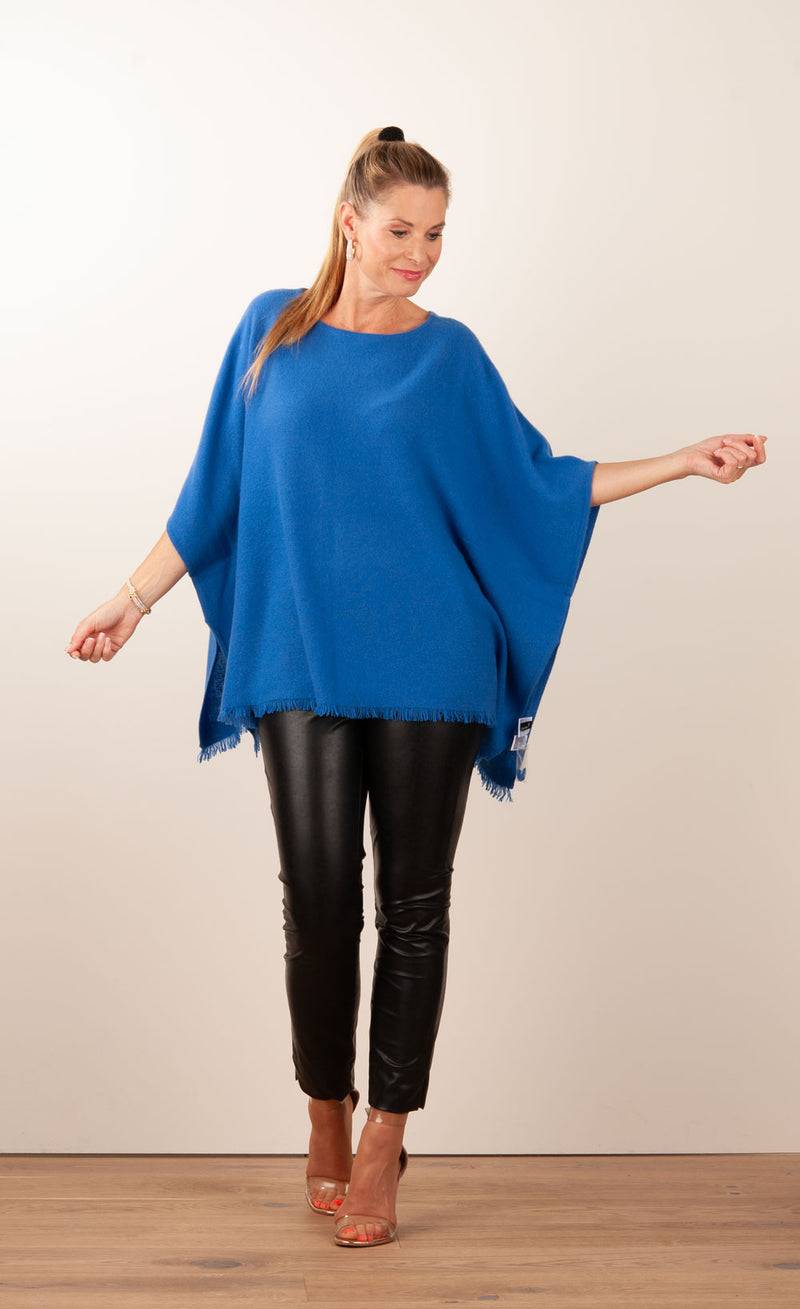 fleur Kaschmir Pullover Blau 50% Rabatt für begrenzte Zeit