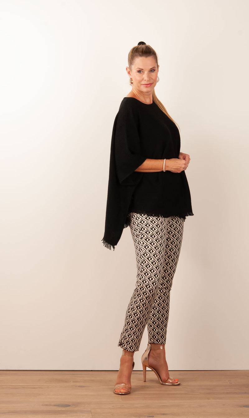 fleur Kaschmir Pullover Schwarz Rabatte dieses Monats