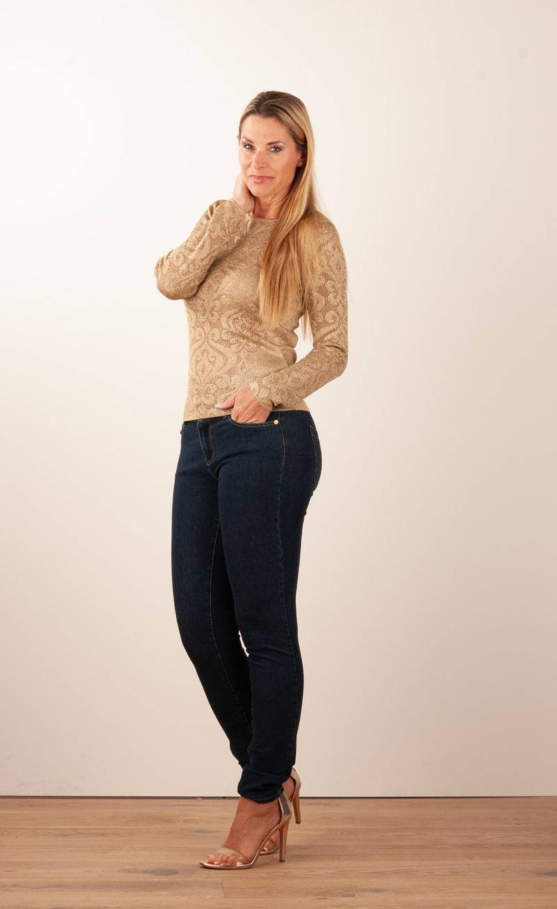 Luisa Spagnoli Pullover Gold Rabatt