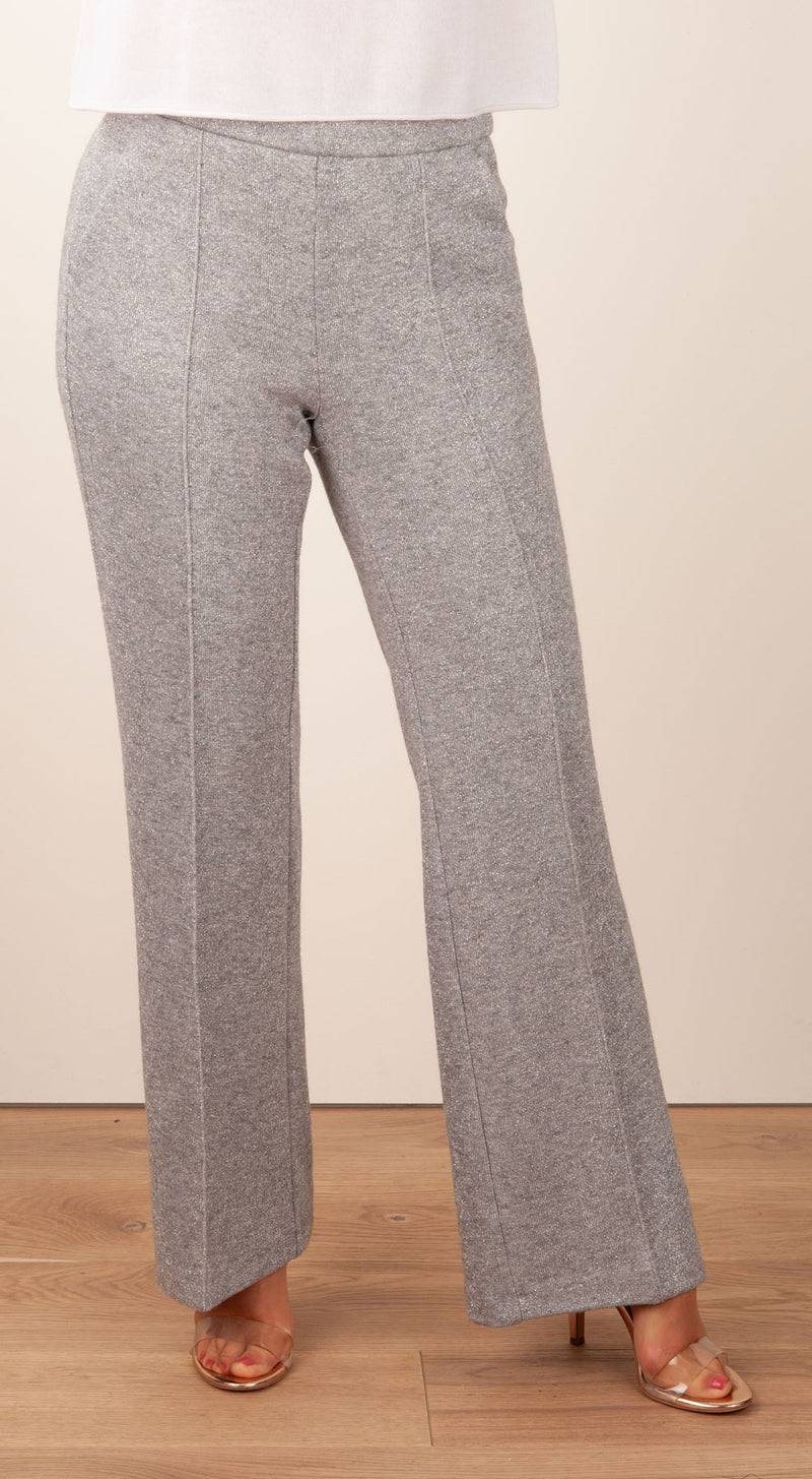 Cambio Hose „Ava“ Grau mit Lurex Valentinstagsangebot