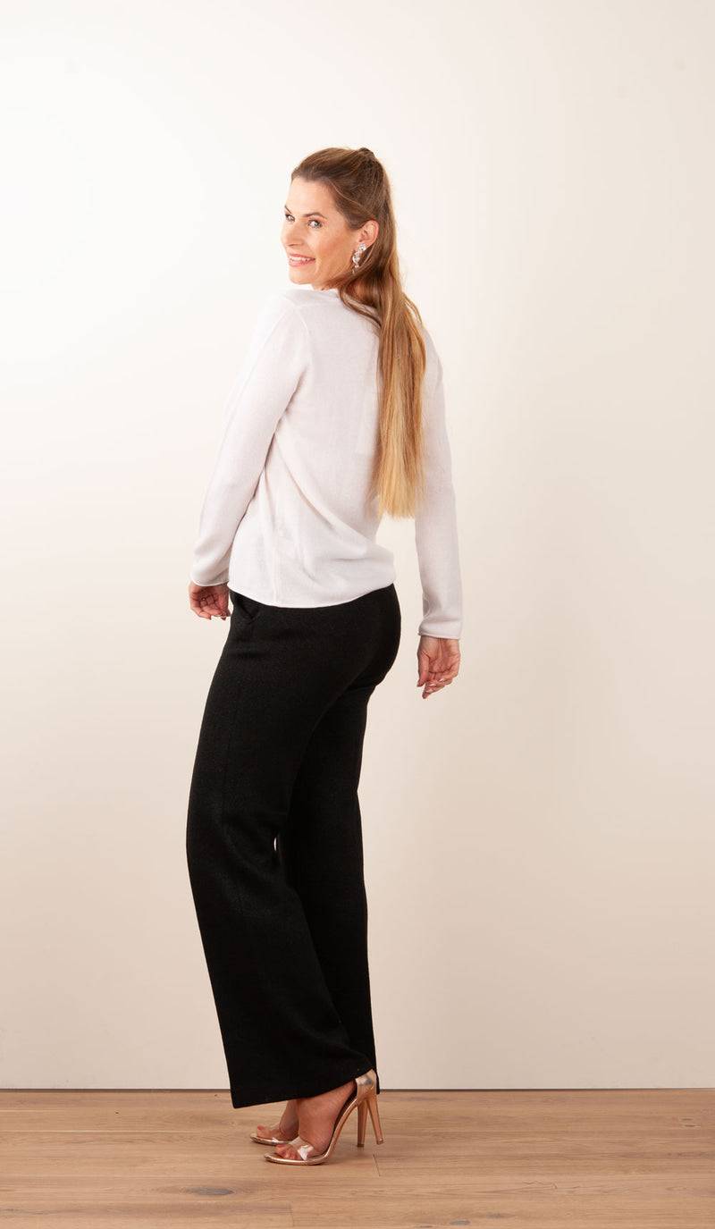 Cambio Hose „Ava“ Schwarz mit Lurex Jubiläumsangebot