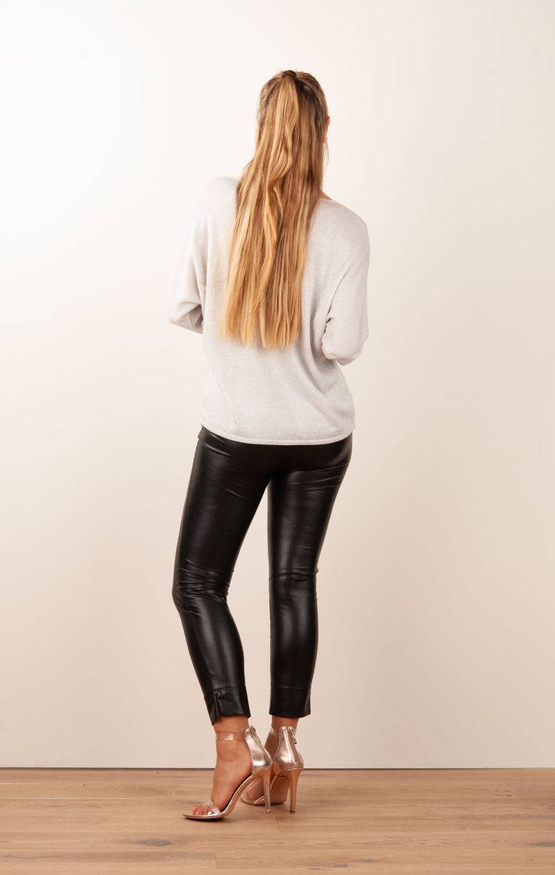 Candy Pullover Offwhite | Silber Lagerräumung