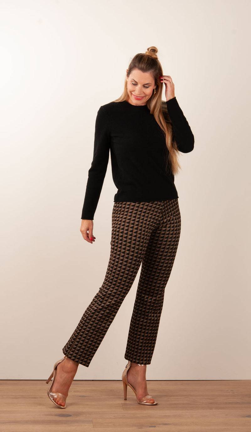 Cambio Hose „Ranee“ Braun | Gold | Schwarz Riesige Ersparnisse