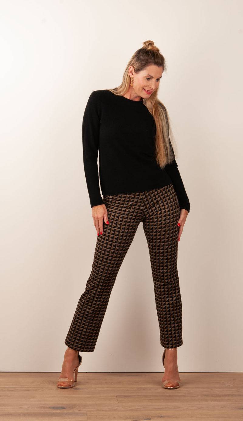 Cambio Hose „Ranee“ Braun | Gold | Schwarz Riesige Ersparnisse
