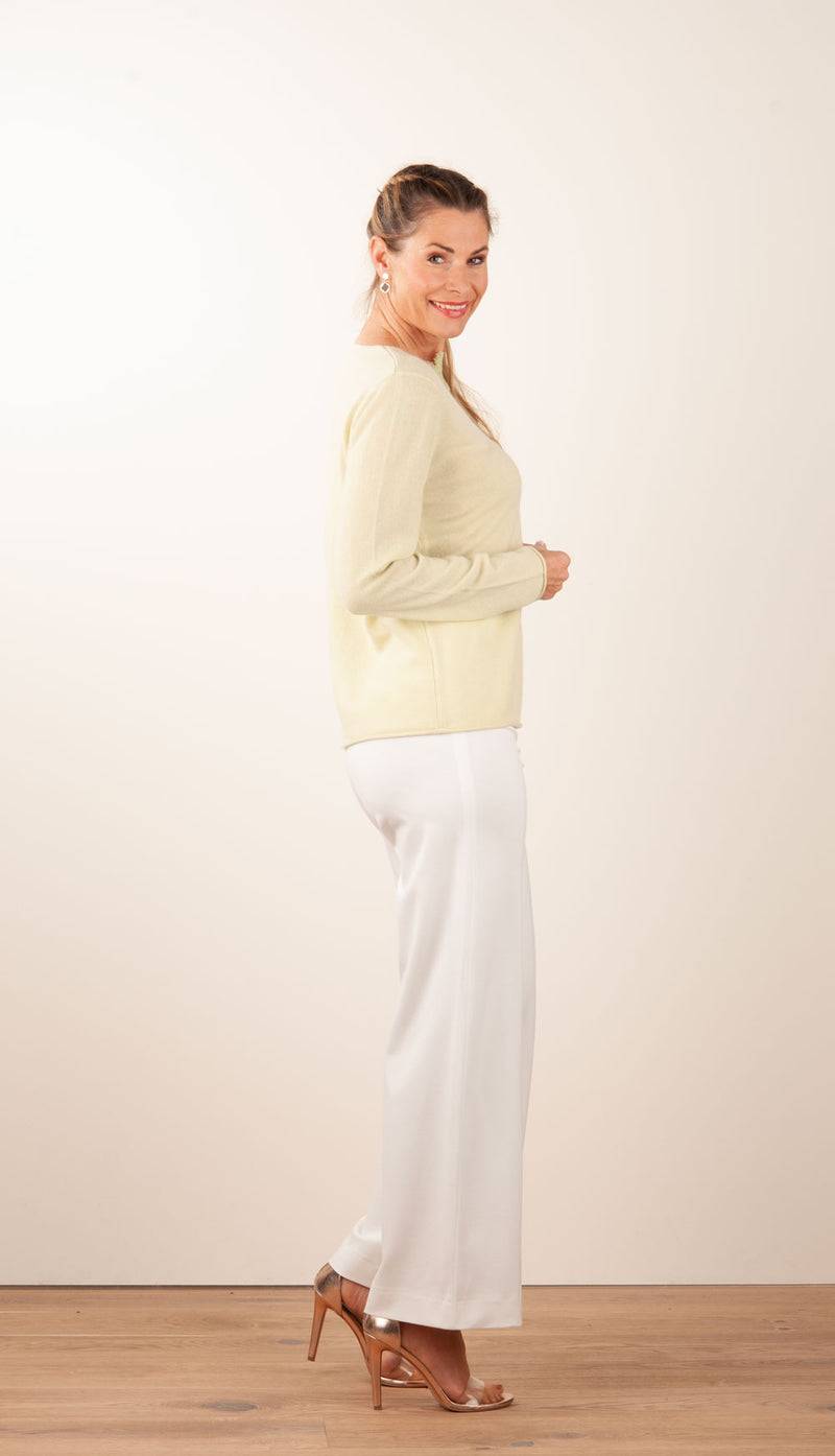 Herzensangelegenheit Kaschmir Pullover Lime Neueste Stile