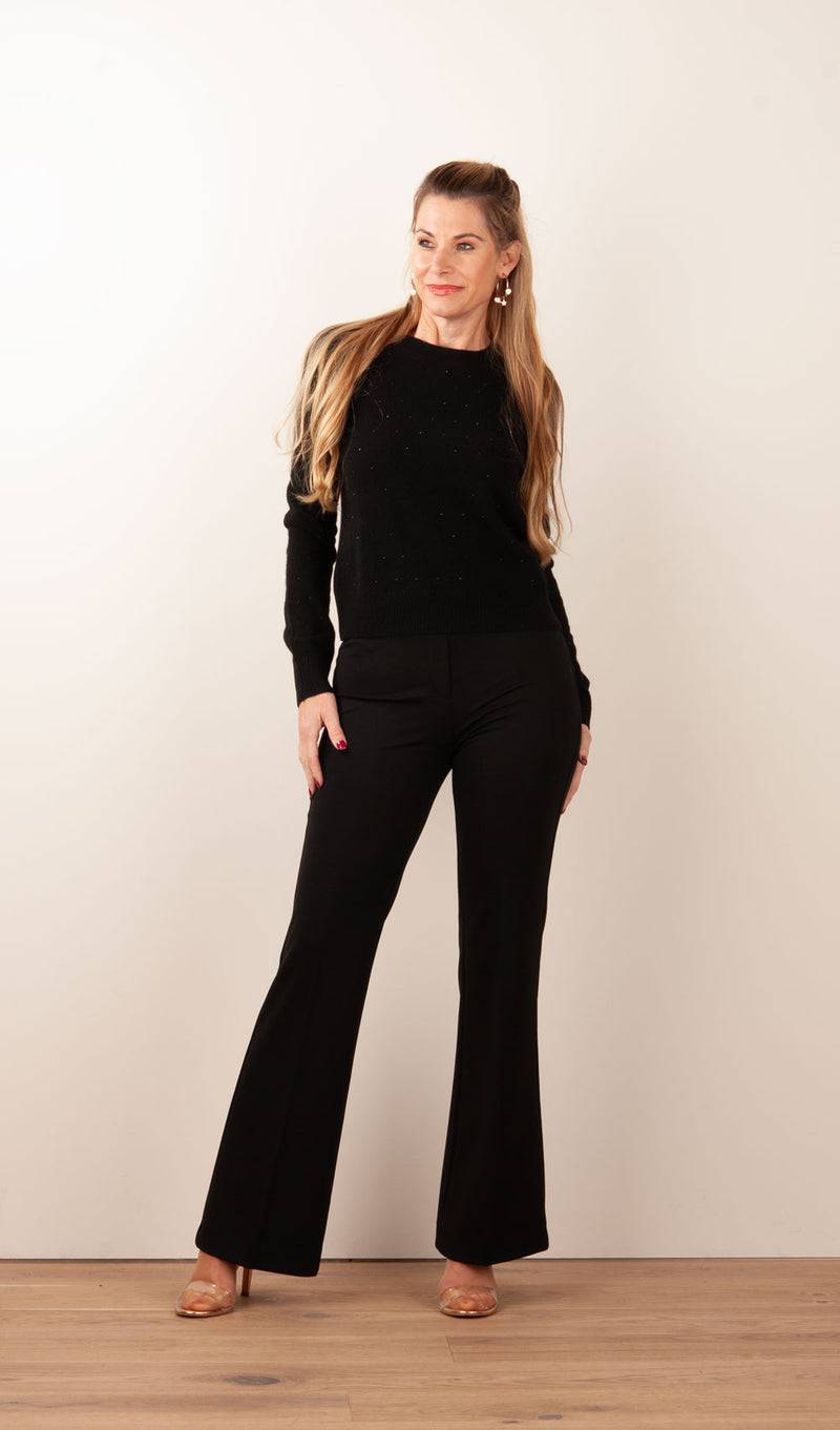 fleur Pullover „Strass“ Schwarz Nur noch ein Tag übrig