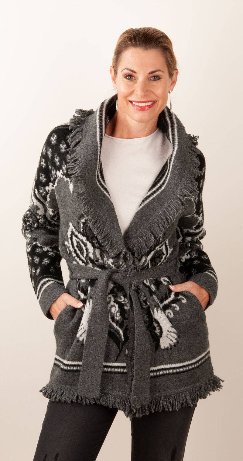Hale Bob Jacke Grau | Schwarz Black Friday Preise