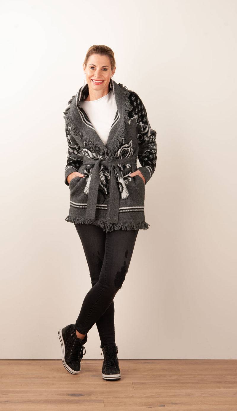 Hale Bob Jacke Grau | Schwarz Black Friday Preise