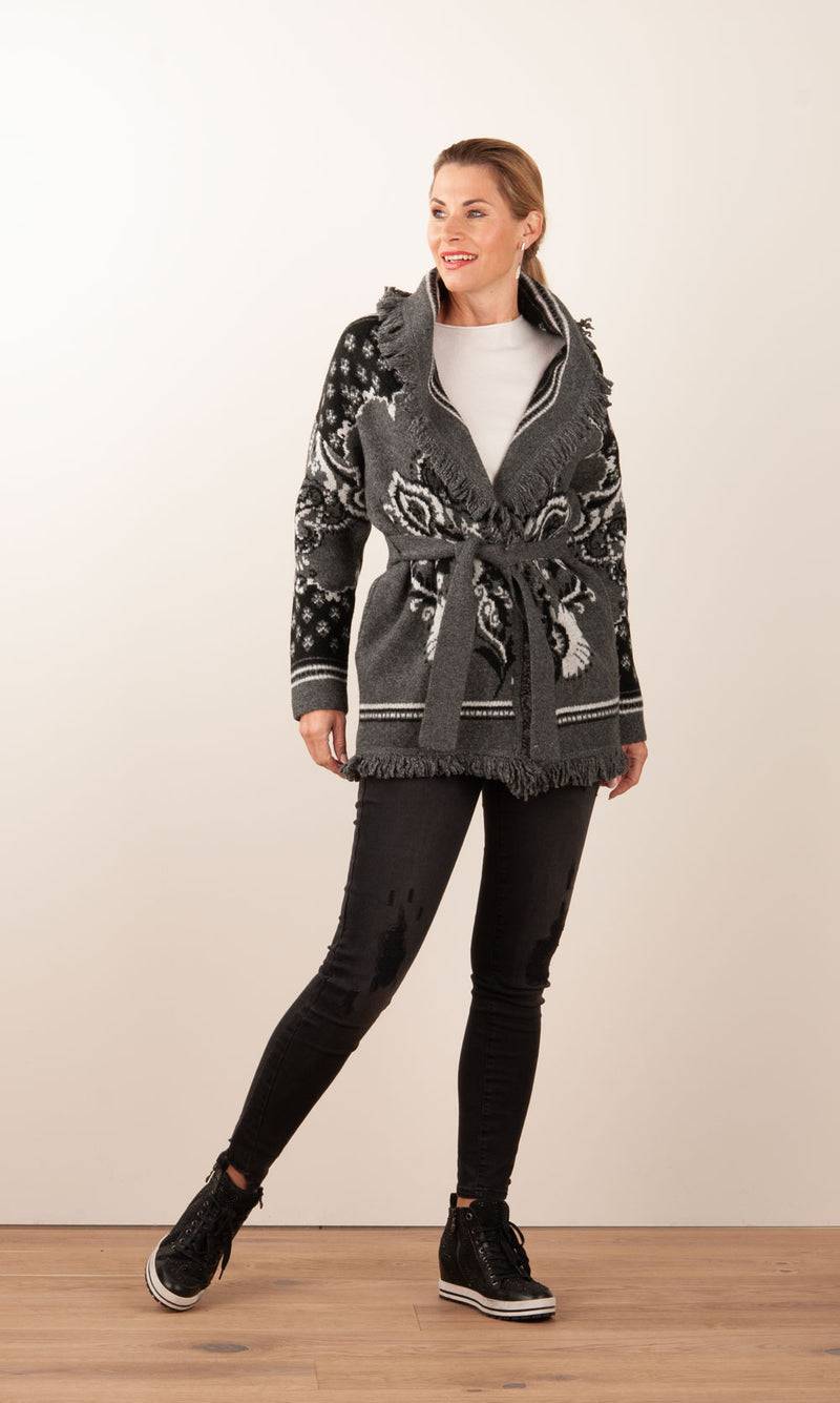 Hale Bob Jacke Grau | Schwarz Black Friday Preise