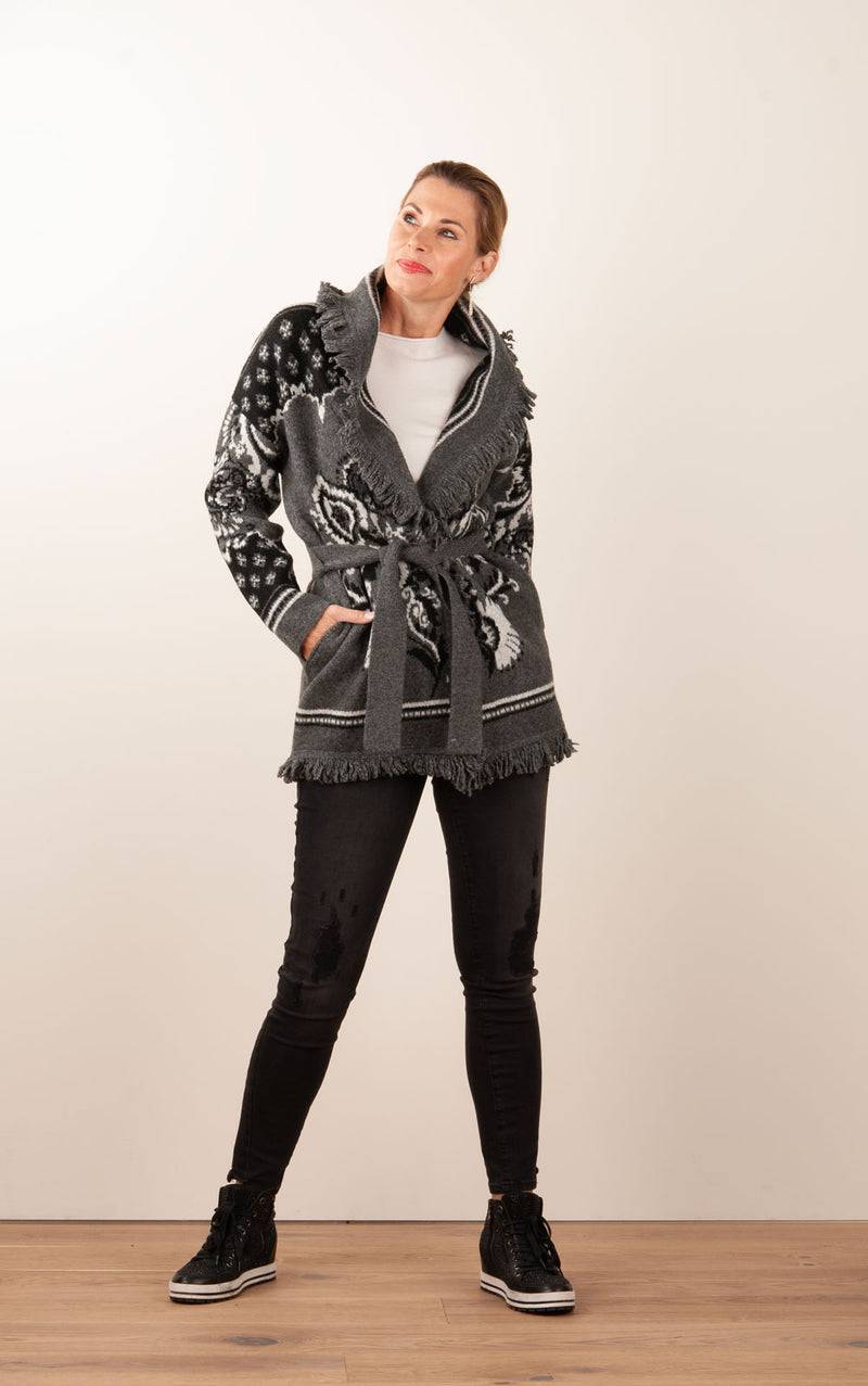 Hale Bob Jacke Grau | Schwarz Black Friday Preise