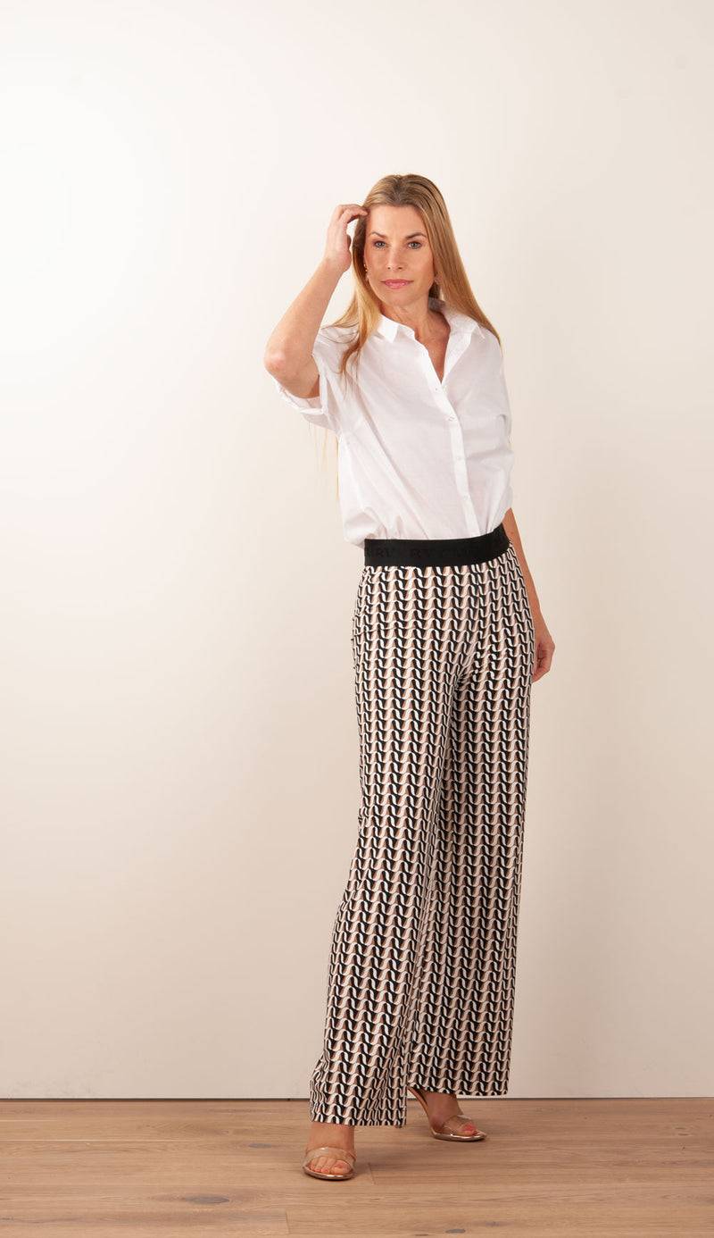 Cambio Hose „Allison“ Creme | Beige | Schwarz Begrenztes Angebot